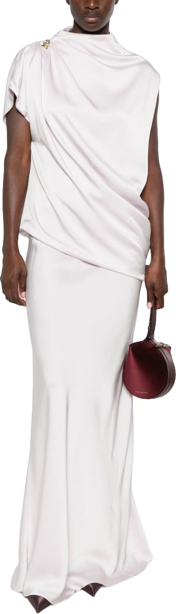 Fabiana Filippi Top Grey Lichtgrijs