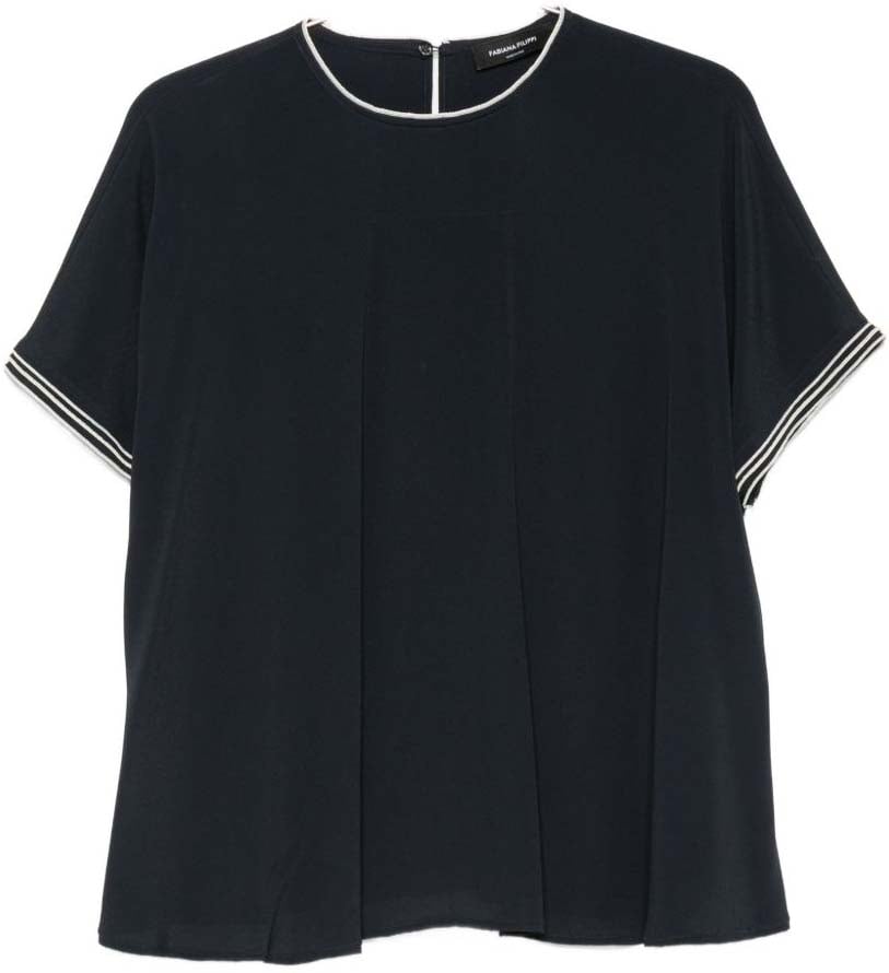 Fabiana Filippi Top Navy Navy