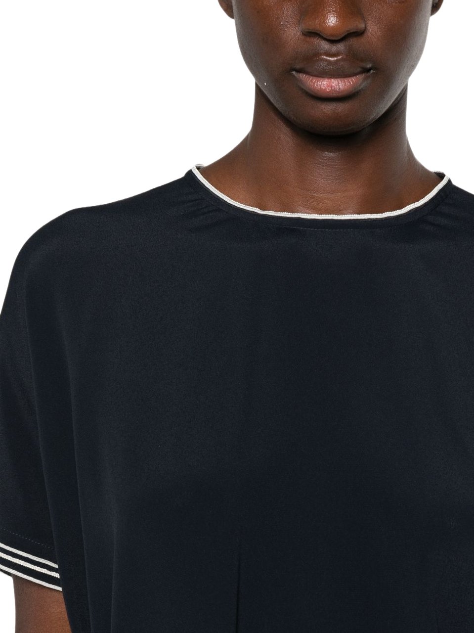 Fabiana Filippi Top Navy Navy