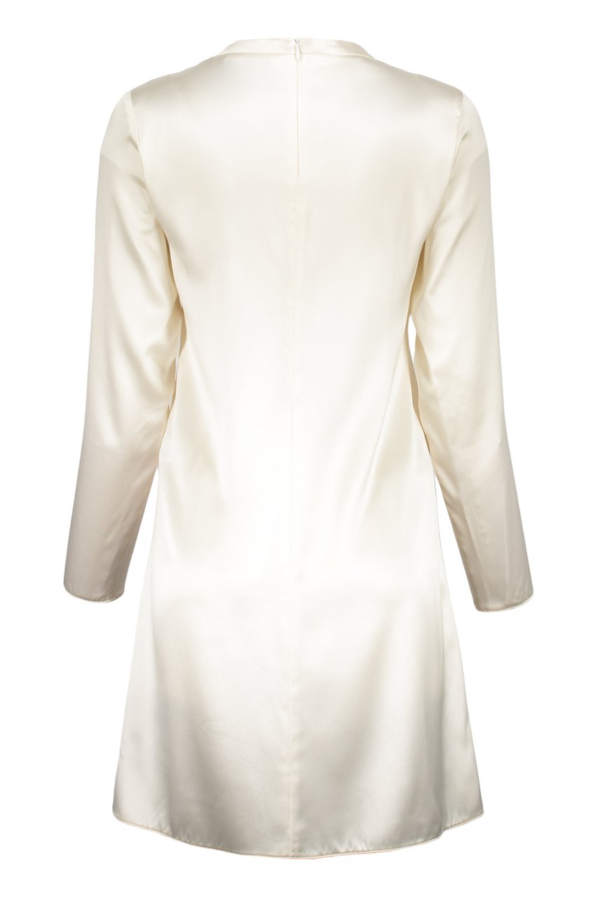 Fabiana Filippi Silk mini dress Wit