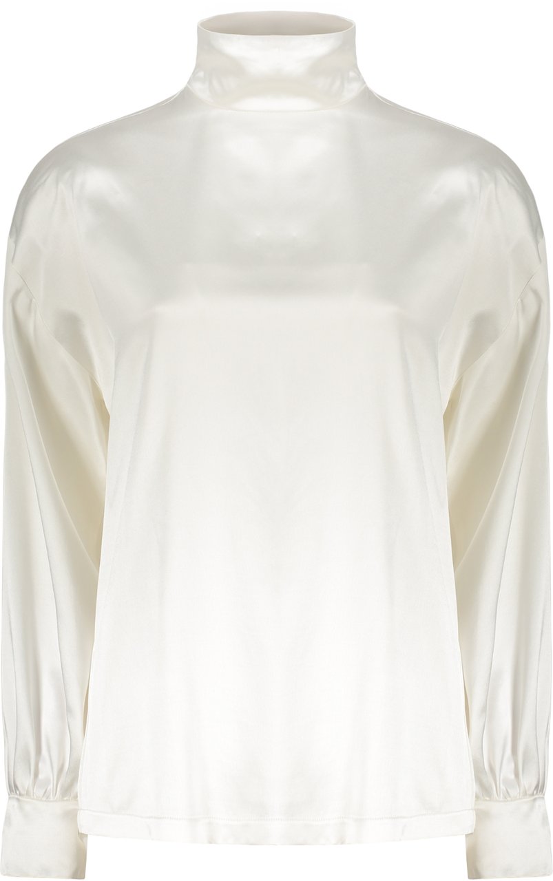 Fabiana Filippi Long sleeve blouse Wit
