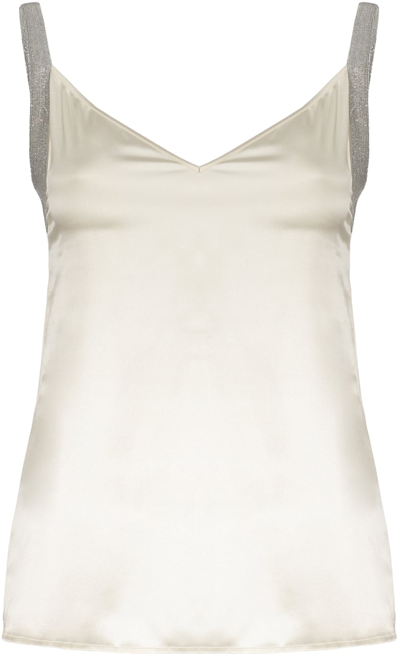 Fabiana Filippi Silk top Wit