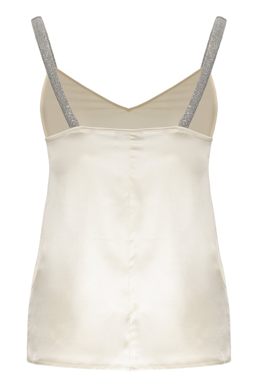 Fabiana Filippi Silk top Wit