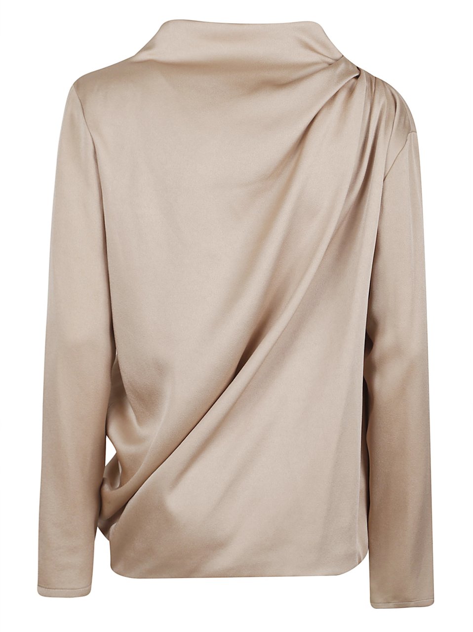 Fabiana Filippi Long Sleeve Blouse Brown Bruin