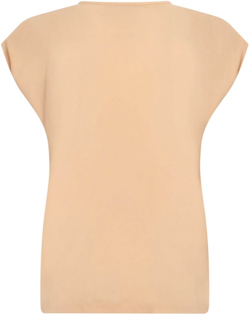 Fabiana Filippi Short sleeve T-shirt in light beige color, stylish and versatile. Beige