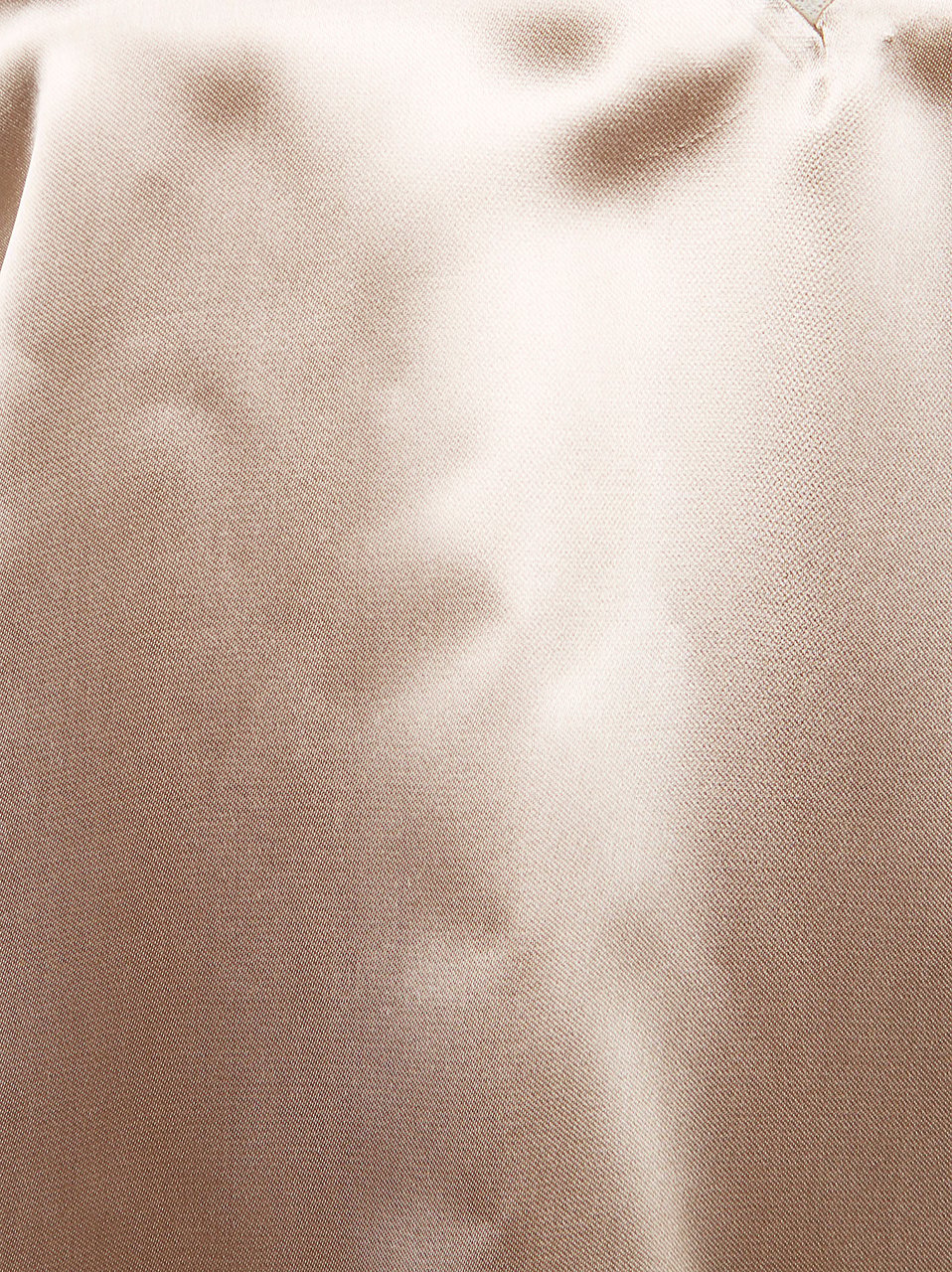 Fabiana Filippi Liquid Satin Top with Sweetheart Neckline Bruin