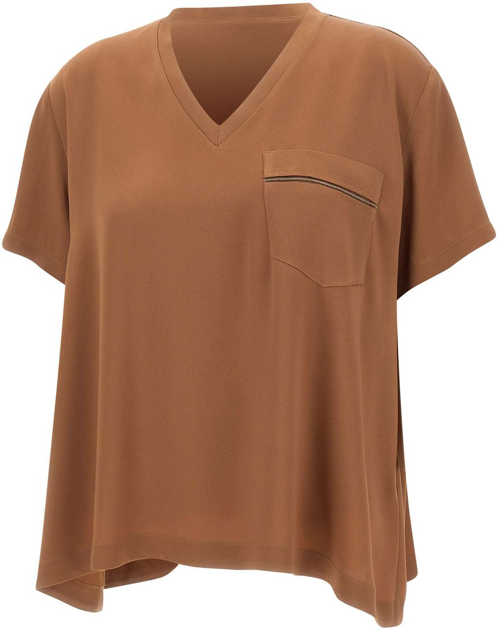 Fabiana Filippi Top Brown Beige