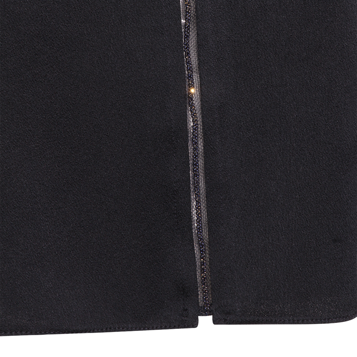 Fabiana Filippi Long-Sleeved Top with Gathered Cuffs Zwart
