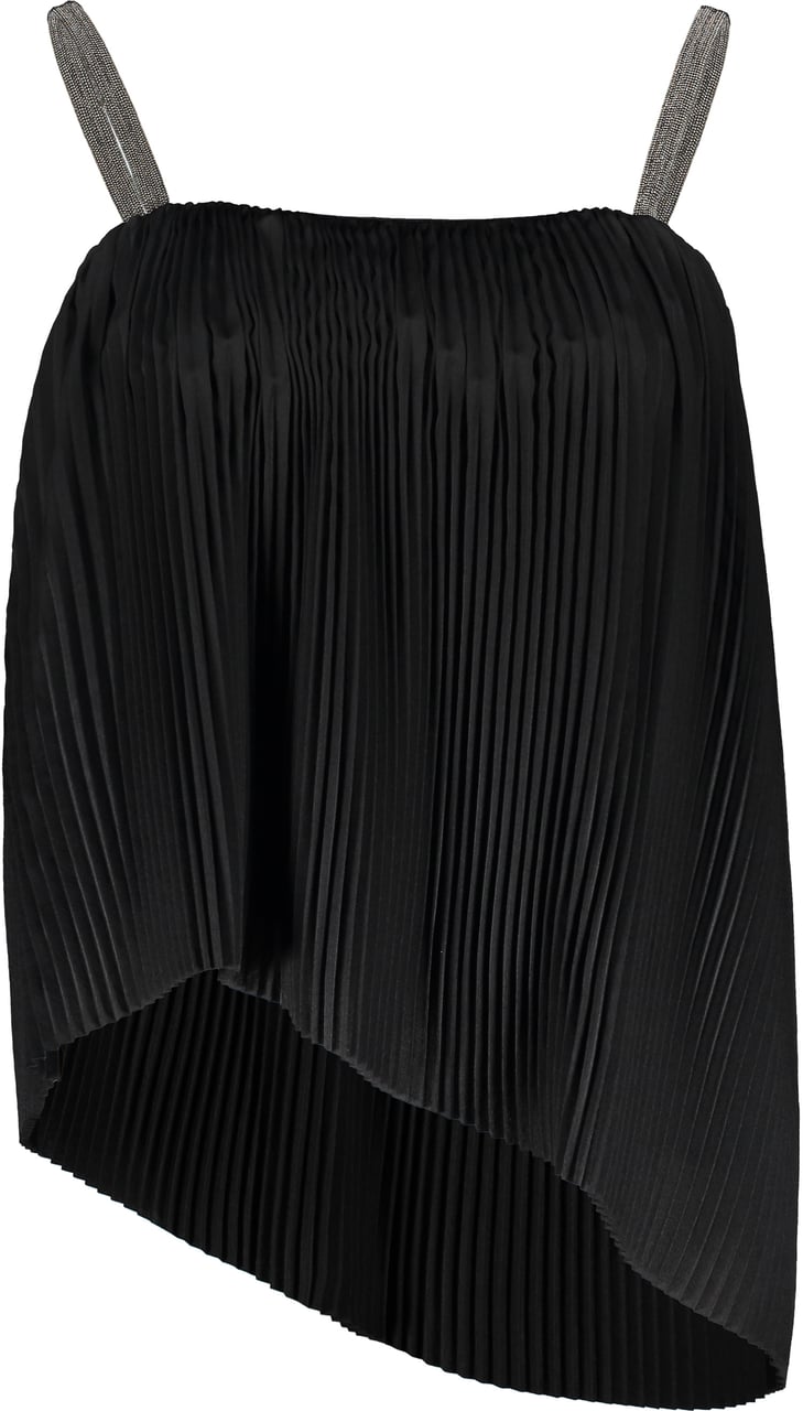 Fabiana Filippi Pleated top Zwart