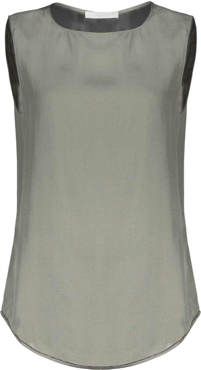 Fabiana Filippi Silk top Groen