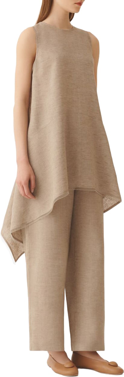 Fabiana Filippi Top Tortora Beige