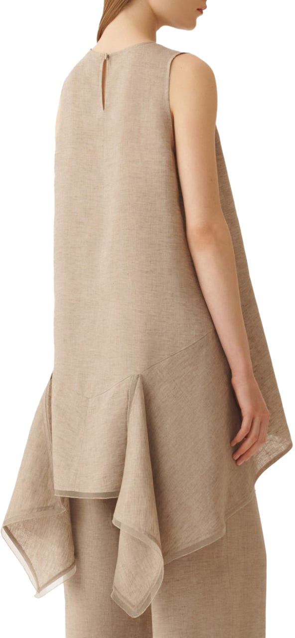 Fabiana Filippi Top Dove Grey Grijs