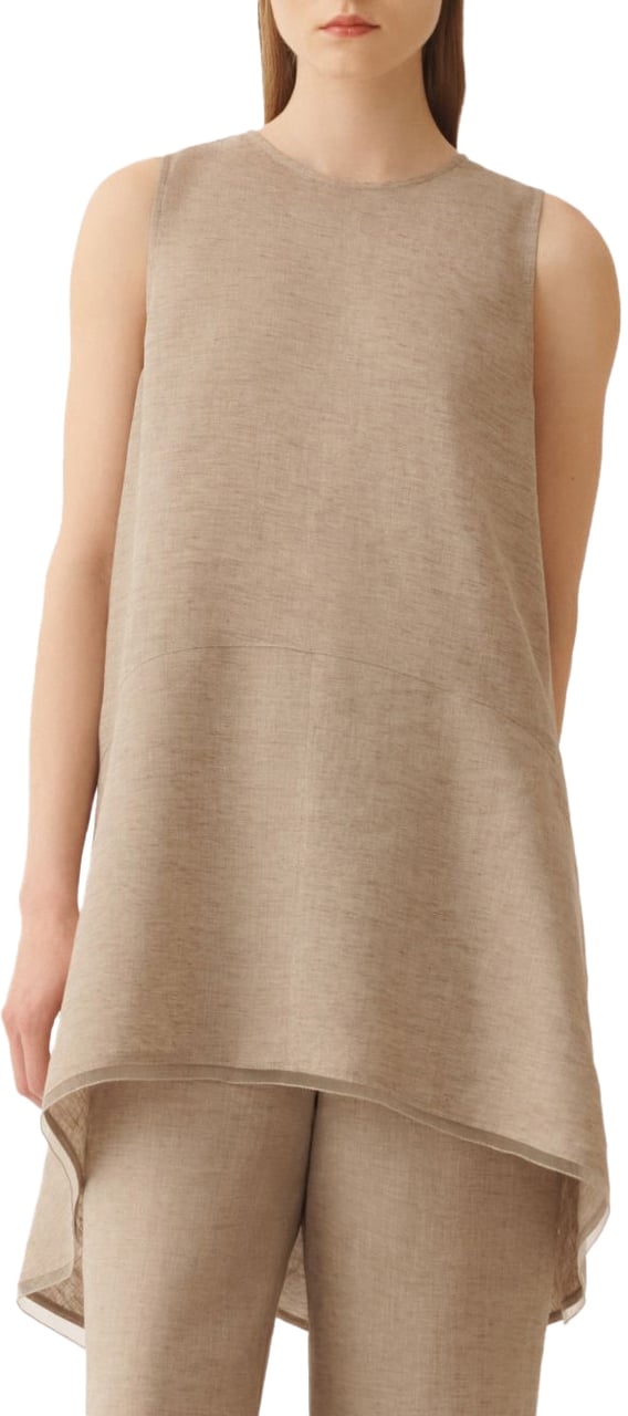 Fabiana Filippi Top Dove Grey Grijs