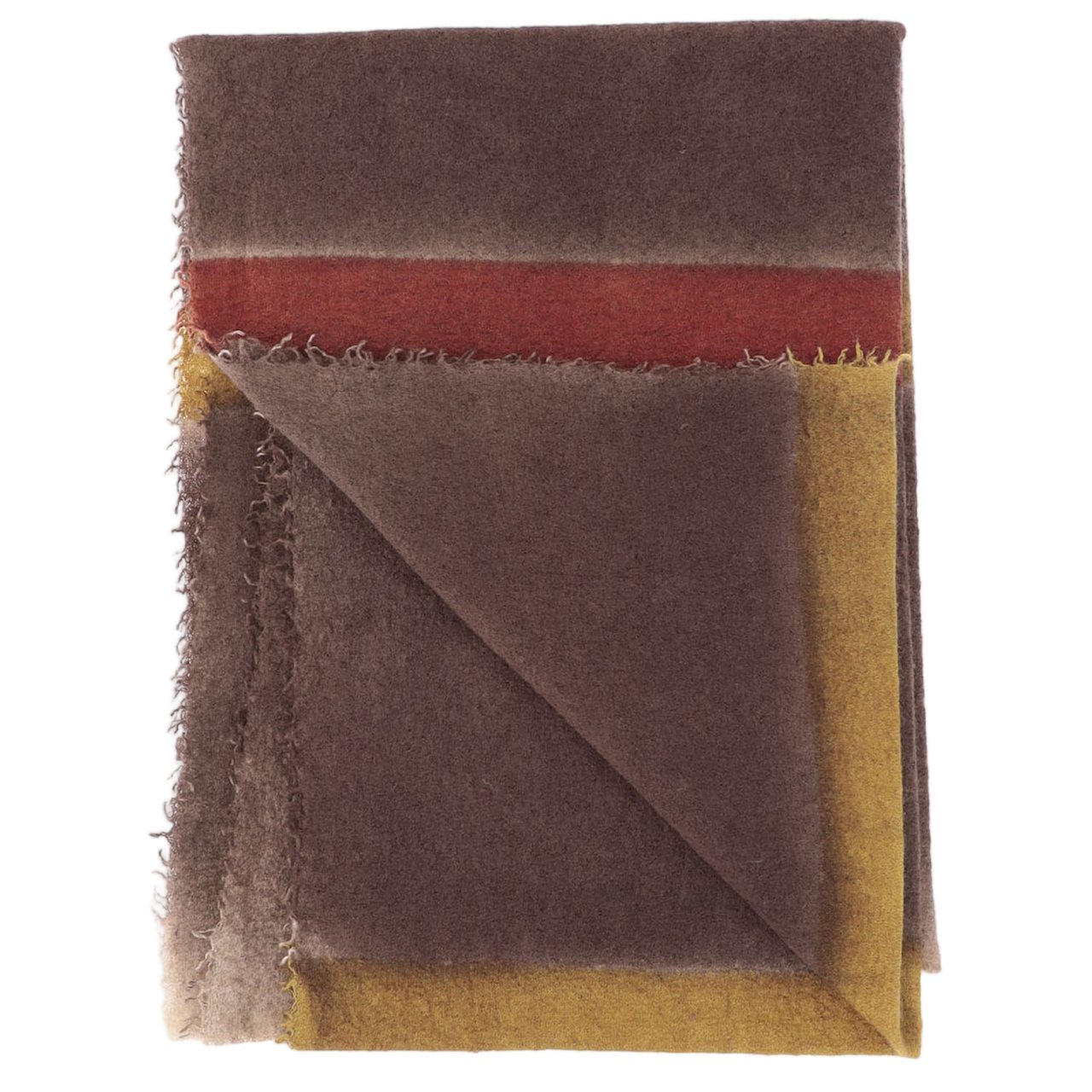 FALIERO SARTI Fringed Cashmere-Silk Scarf With Eros Pattern Grijs