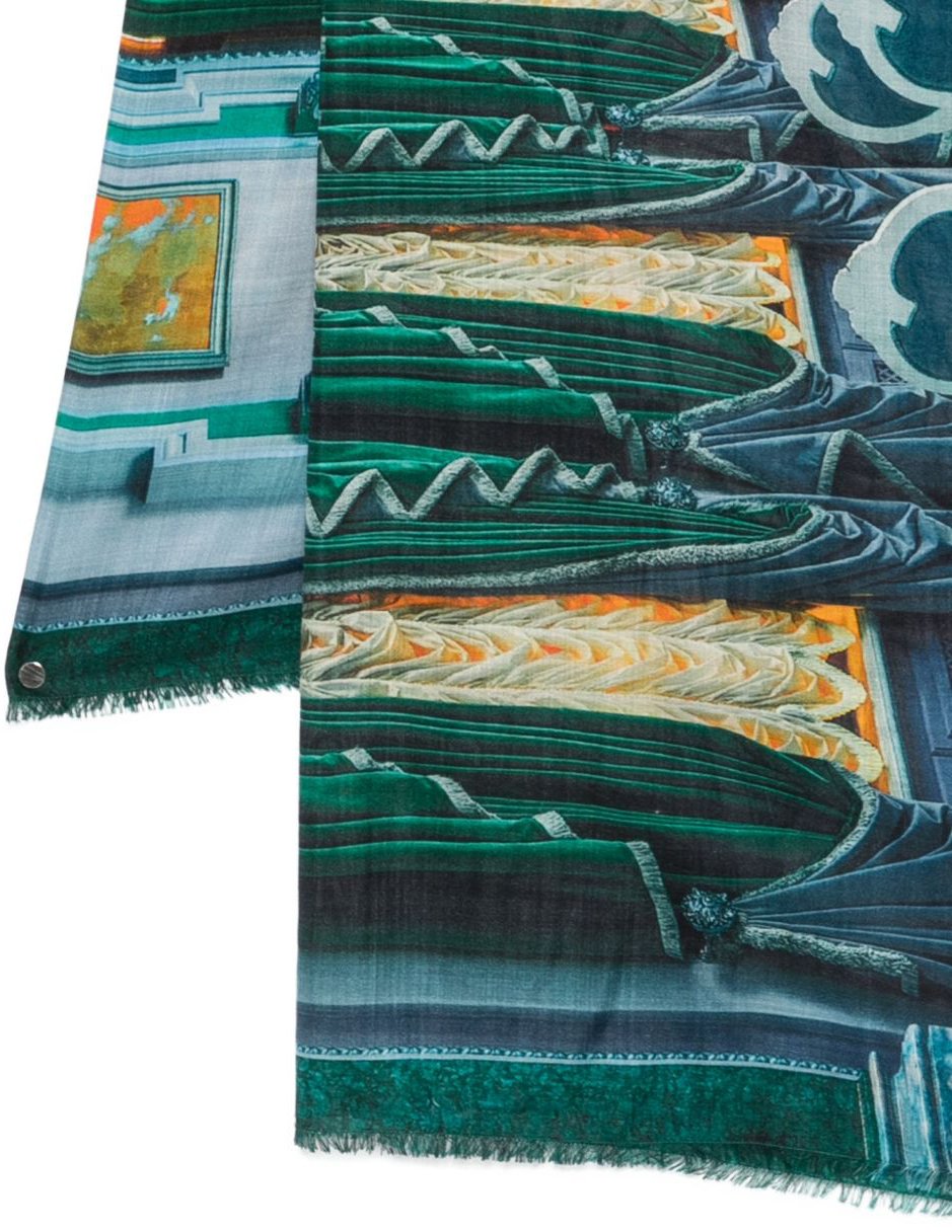 FALIERO SARTI Scarfs Blue Blauw