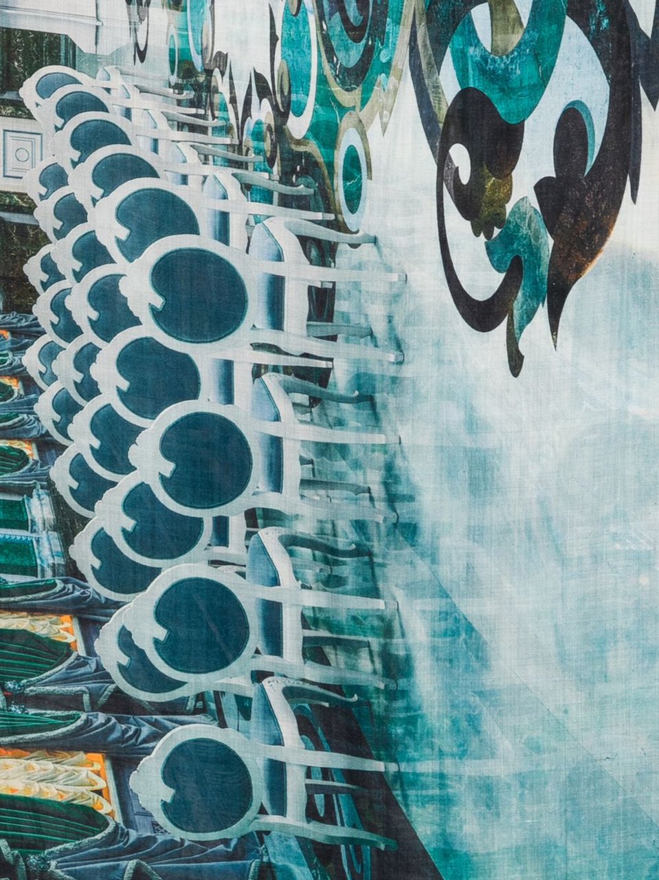 FALIERO SARTI Scarfs Blue Blauw