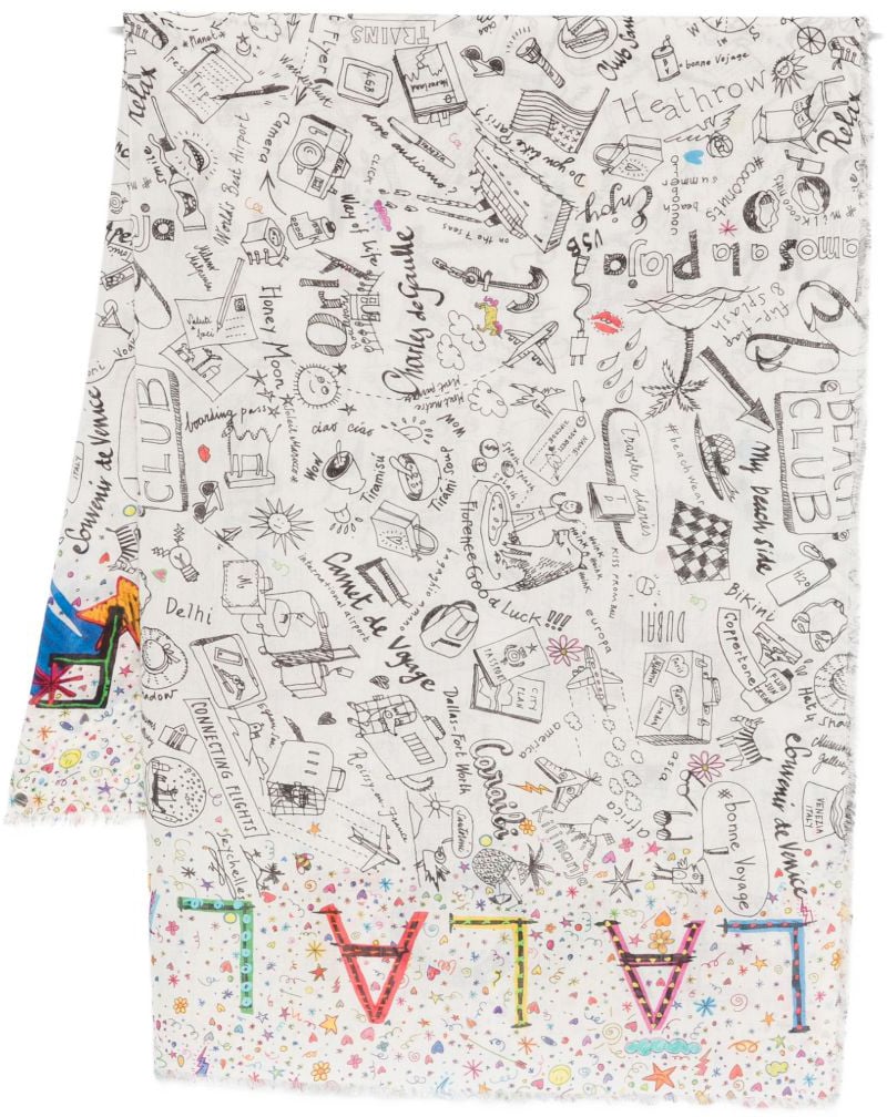 FALIERO SARTI Scarfs Grey Grijs