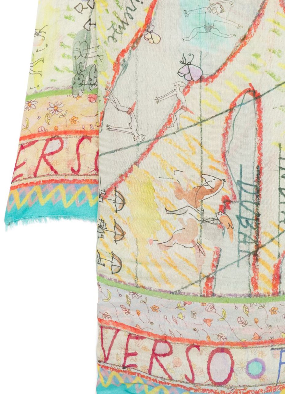 FALIERO SARTI Scarfs Clear Blue Blauw