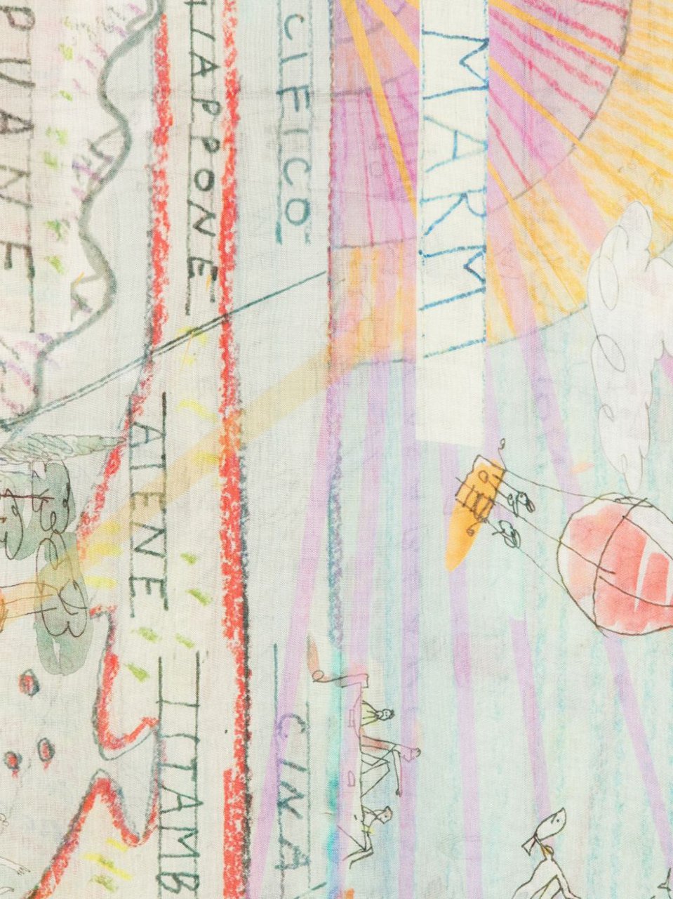 FALIERO SARTI Scarfs Clear Blue Blauw