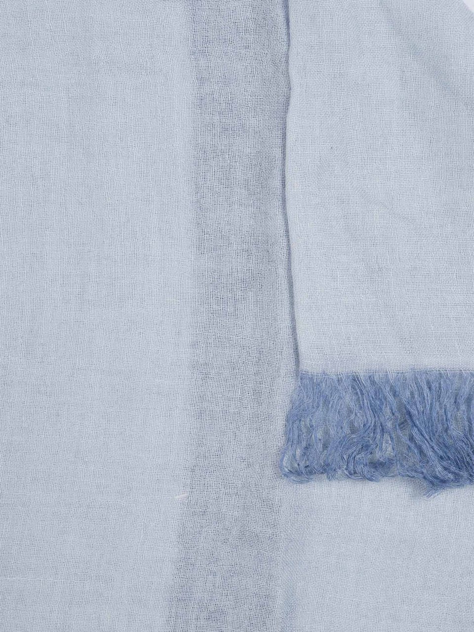 FALIERO SARTI Light Blue Kashy Cashmere Blend Scarf Grijs