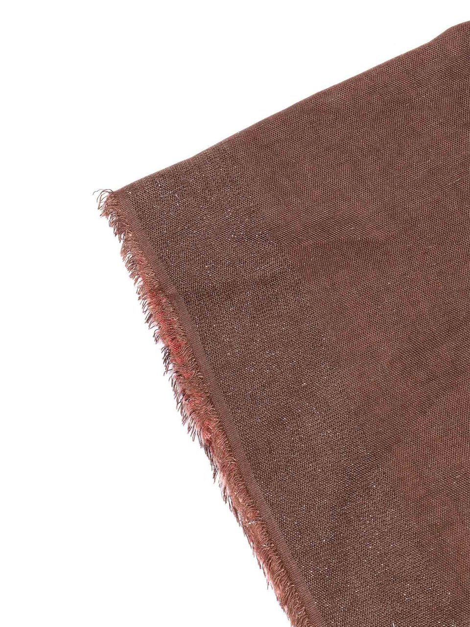 FALIERO SARTI Rectangular Gradient Scarf with Delicate Fringed Edges Bruin