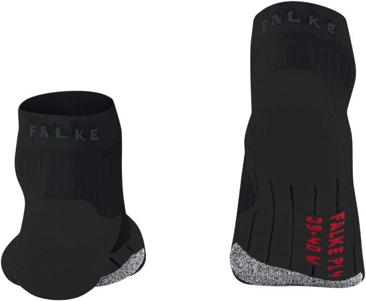 FALKE PL4 Short Sok Dames Zwart