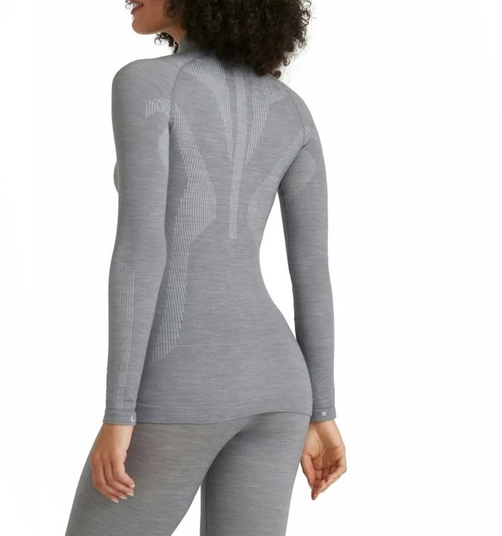 FALKE LS Wool-Tech Shirt Grijs