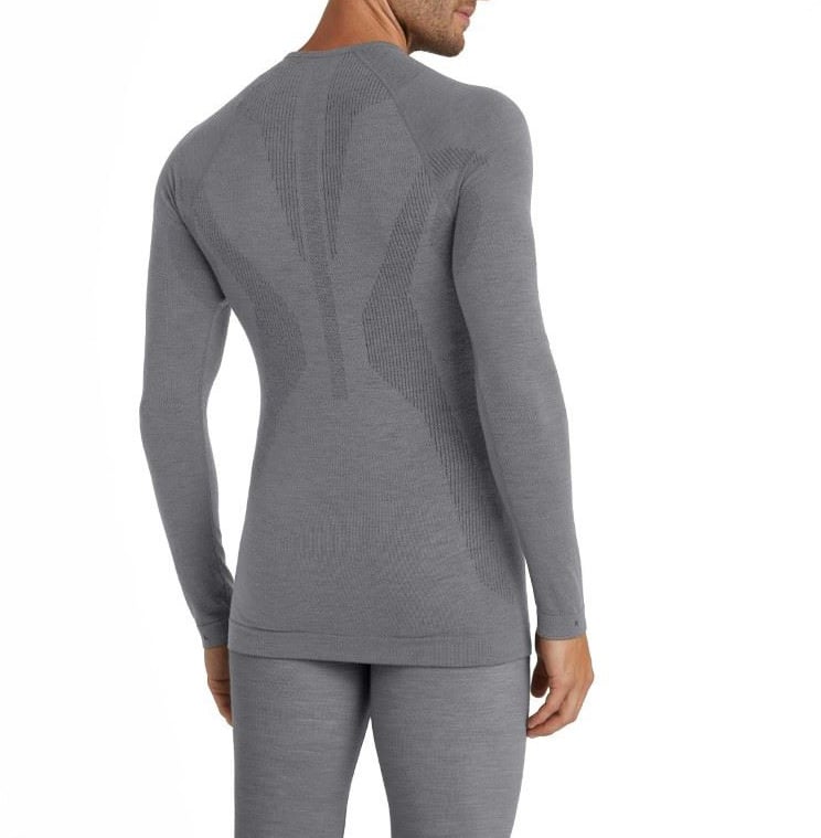 FALKE LS Wool-Tech Shirt Grijs