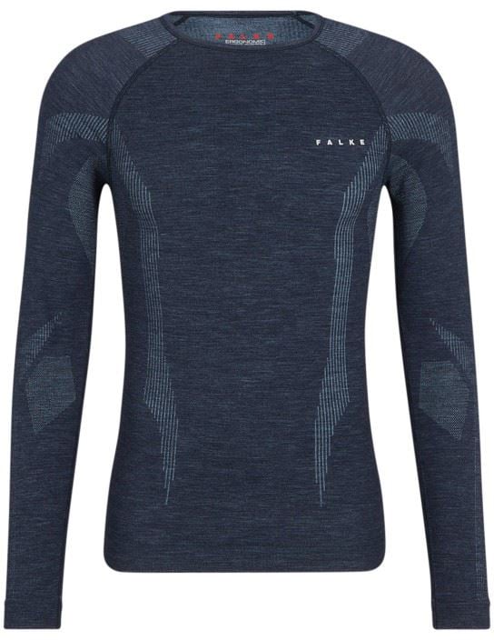 FALKE LS Wool-Tech Shirt Blauw