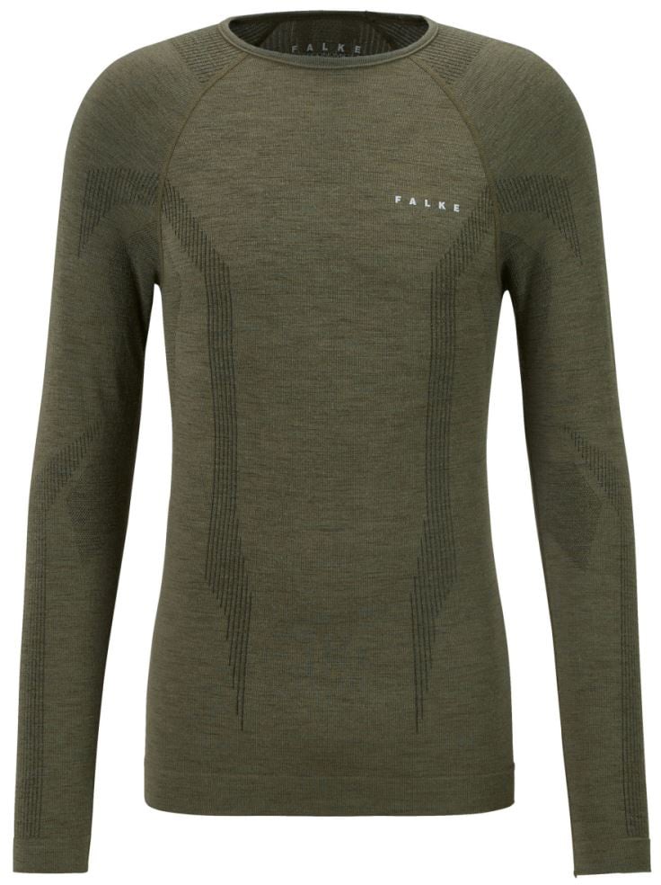 FALKE LS Wool-Tech Shirt Groen