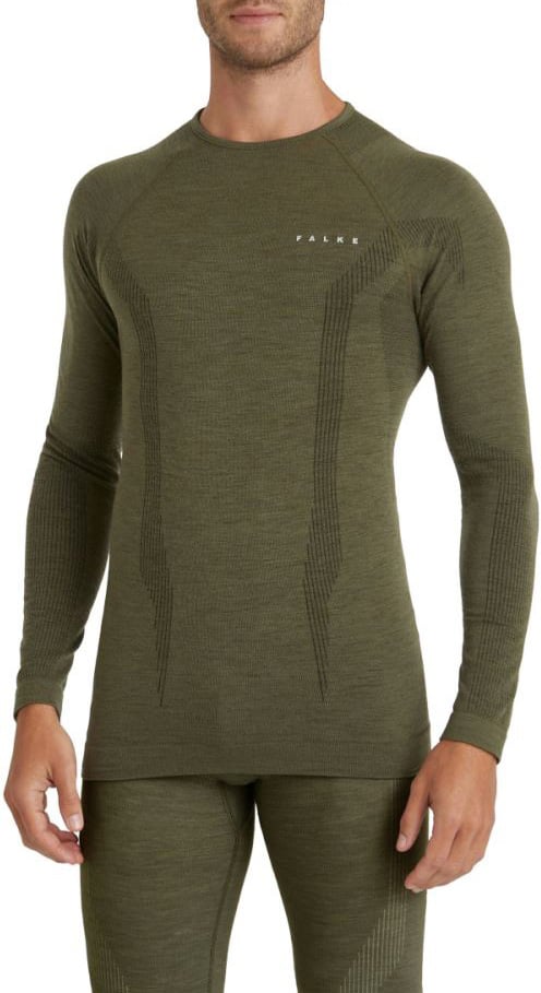 FALKE LS Wool-Tech Shirt Groen