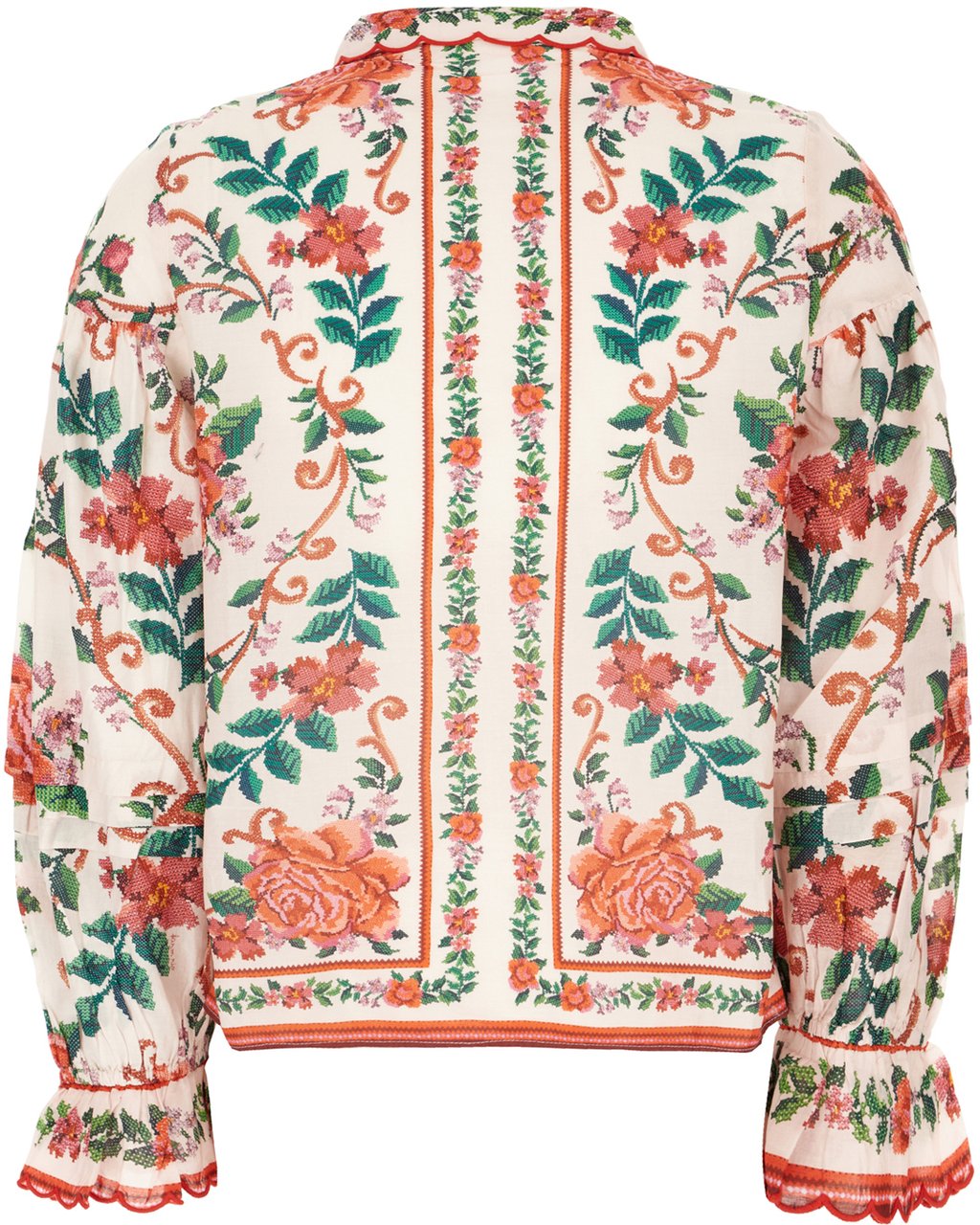 FARM Rio Farm Rio Printed cotton shirt Divers