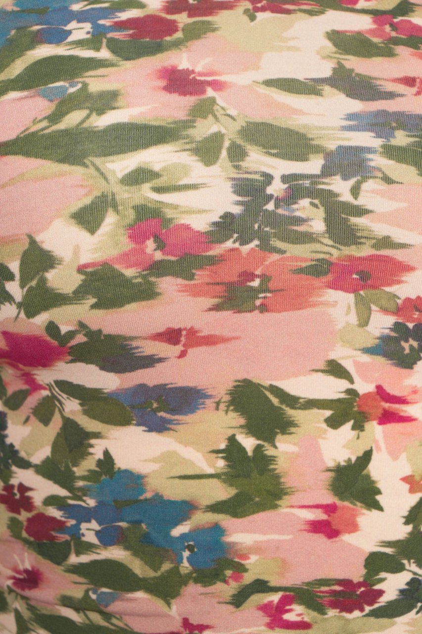 FARM Rio T-shirt with floral print Roze