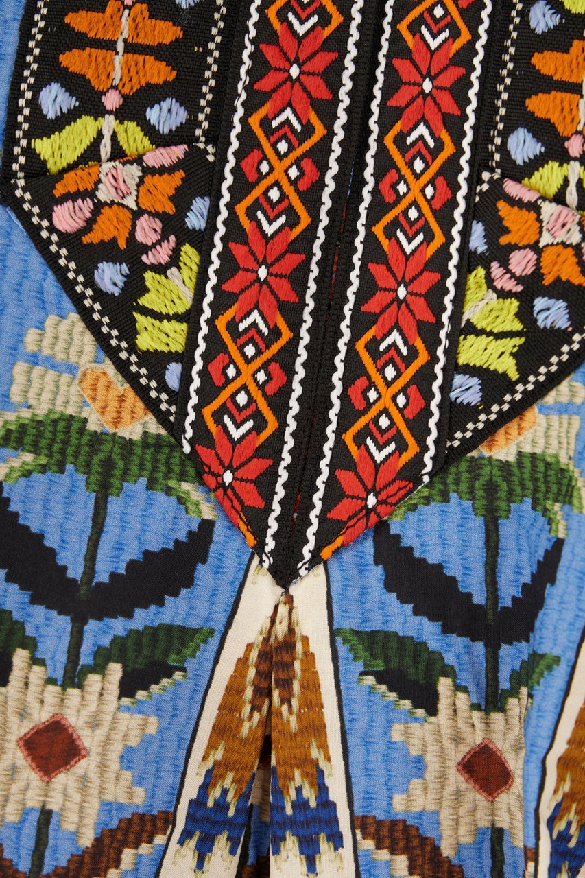 FARM Rio Farm Rio Printed cotton dress Divers