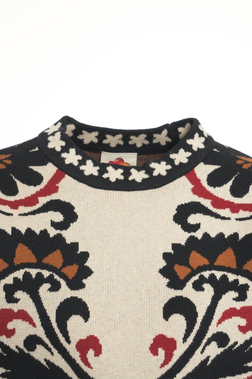 FARM Rio Sweater with pattern Zwart