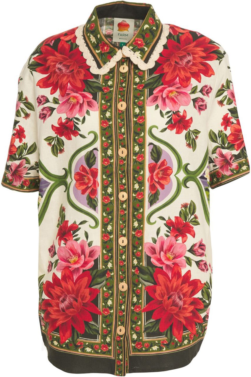 FARM Rio Blouse with floral pattern Divers