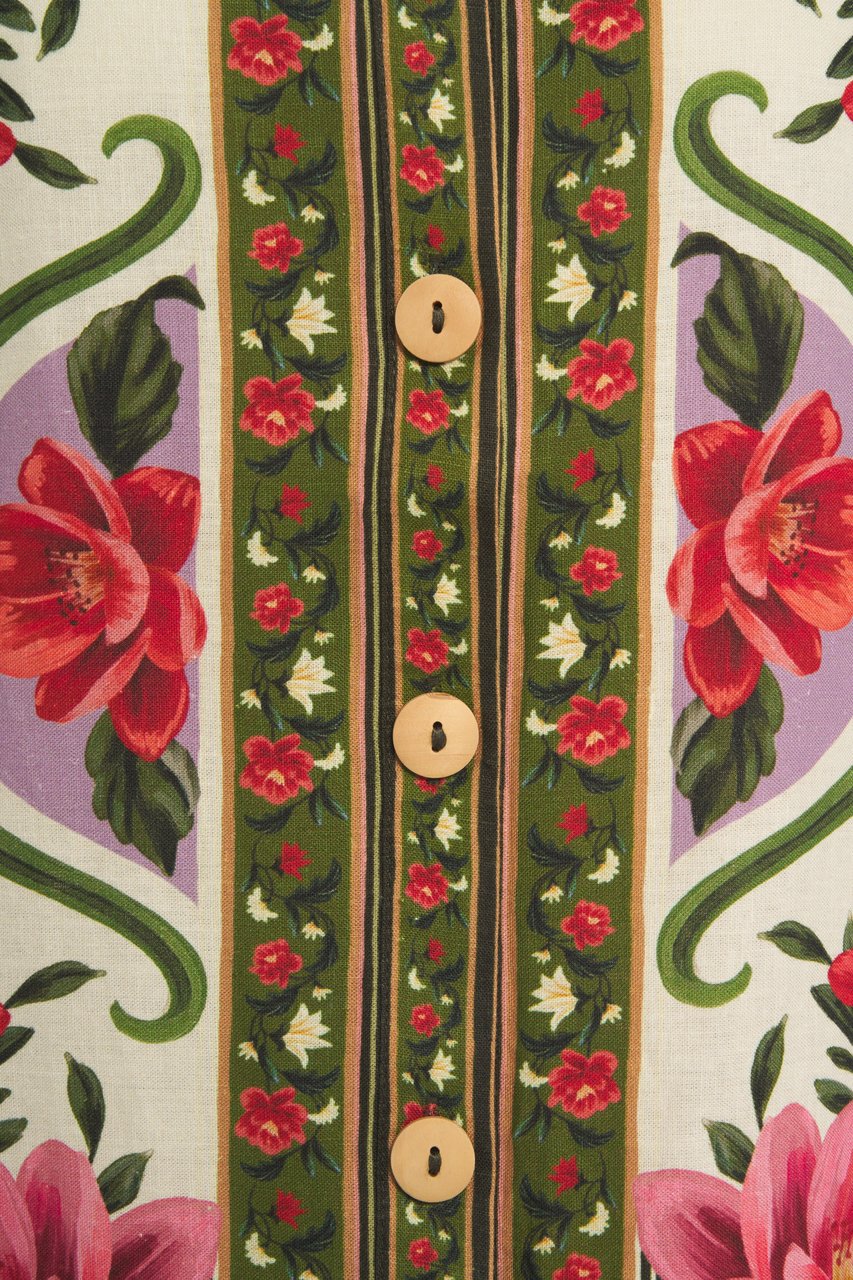 FARM Rio Blouse with floral pattern Divers
