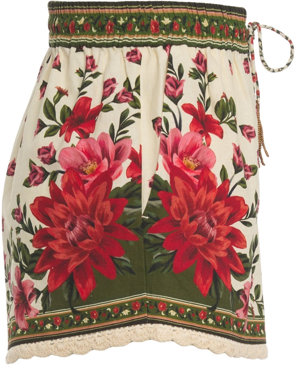 FARM Rio Shorts with floral pattern Beige