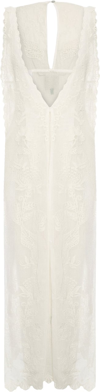 FARM Rio Maxi dress with embroidery Wit