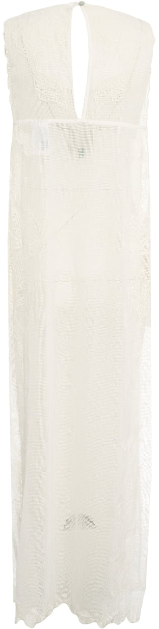 FARM Rio Maxi dress with embroidery Wit