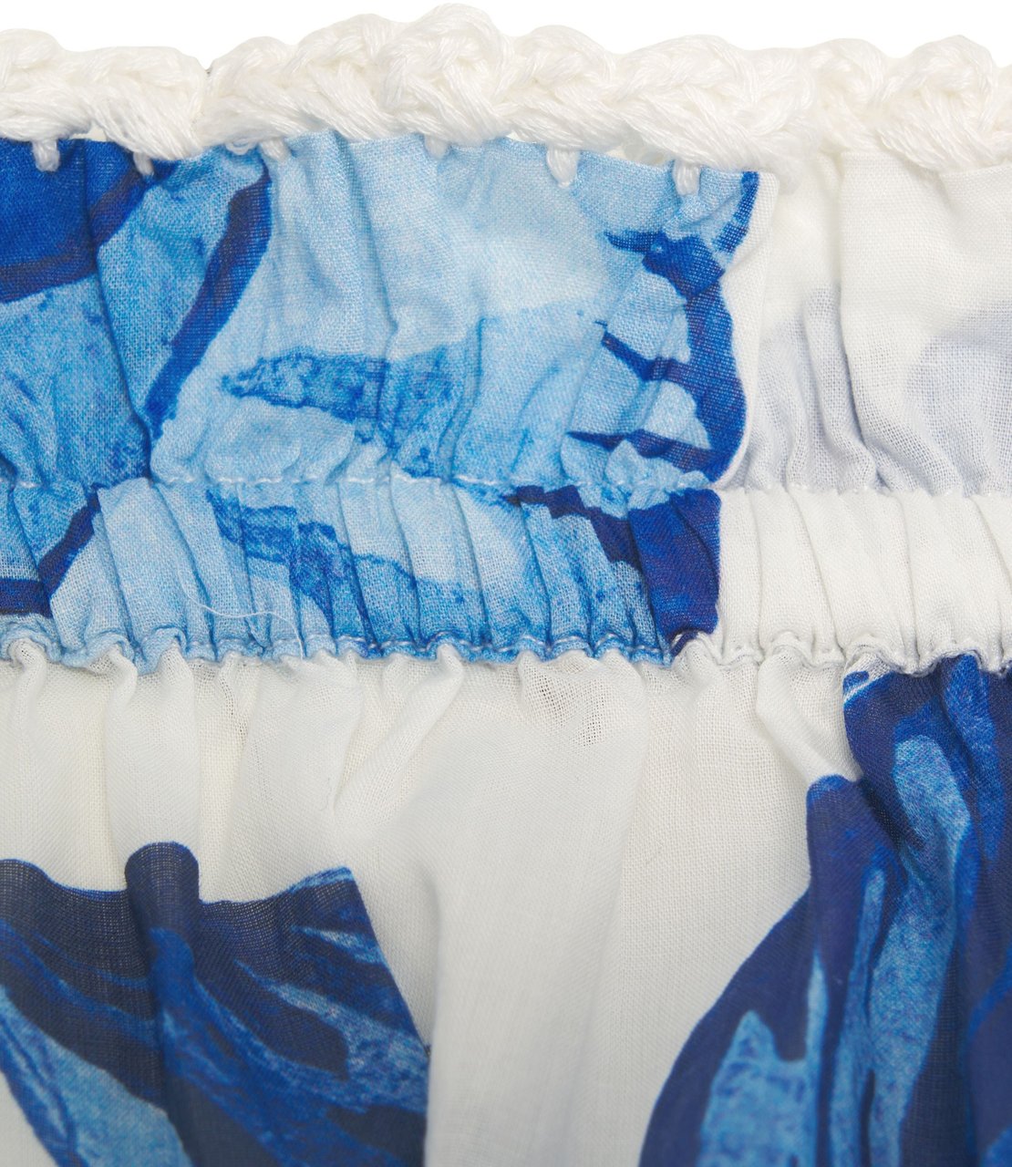 FARM Rio Top with floral pattern Wit