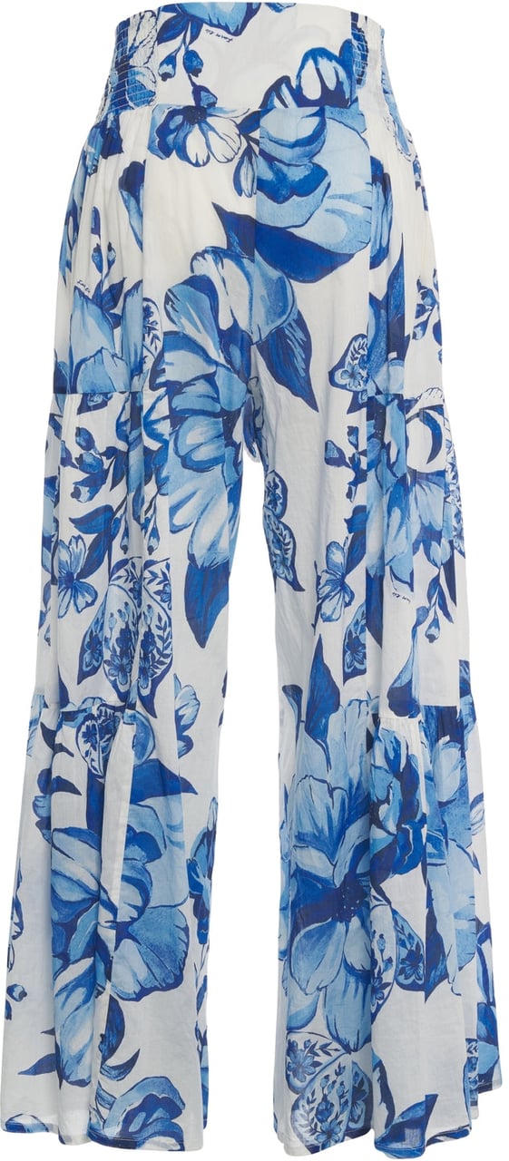 FARM Rio Pants with floral pattern Wit