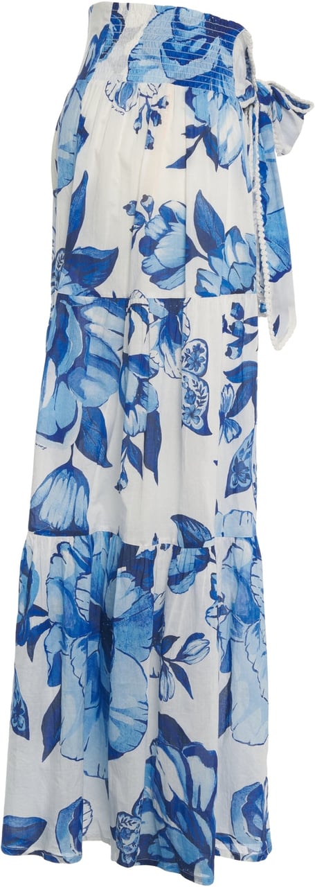 FARM Rio Pants with floral pattern Wit