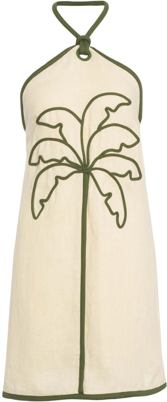 FARM Rio Halterneck dress Beige