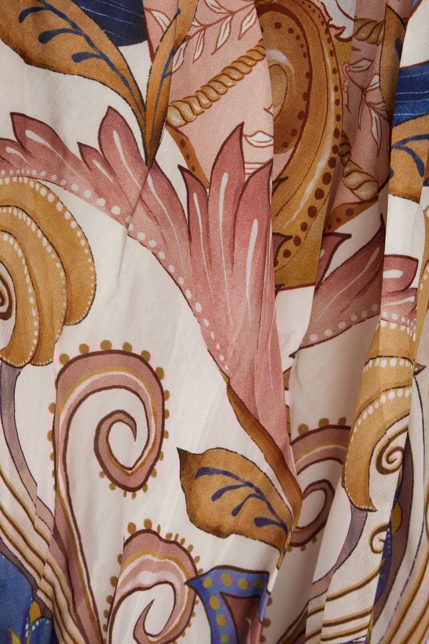 FARM Rio Farm Rio Printed cotton blend dress Divers