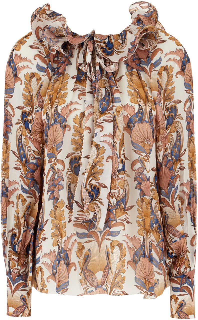 FARM Rio Farm Rio Printed viscose blouse Divers