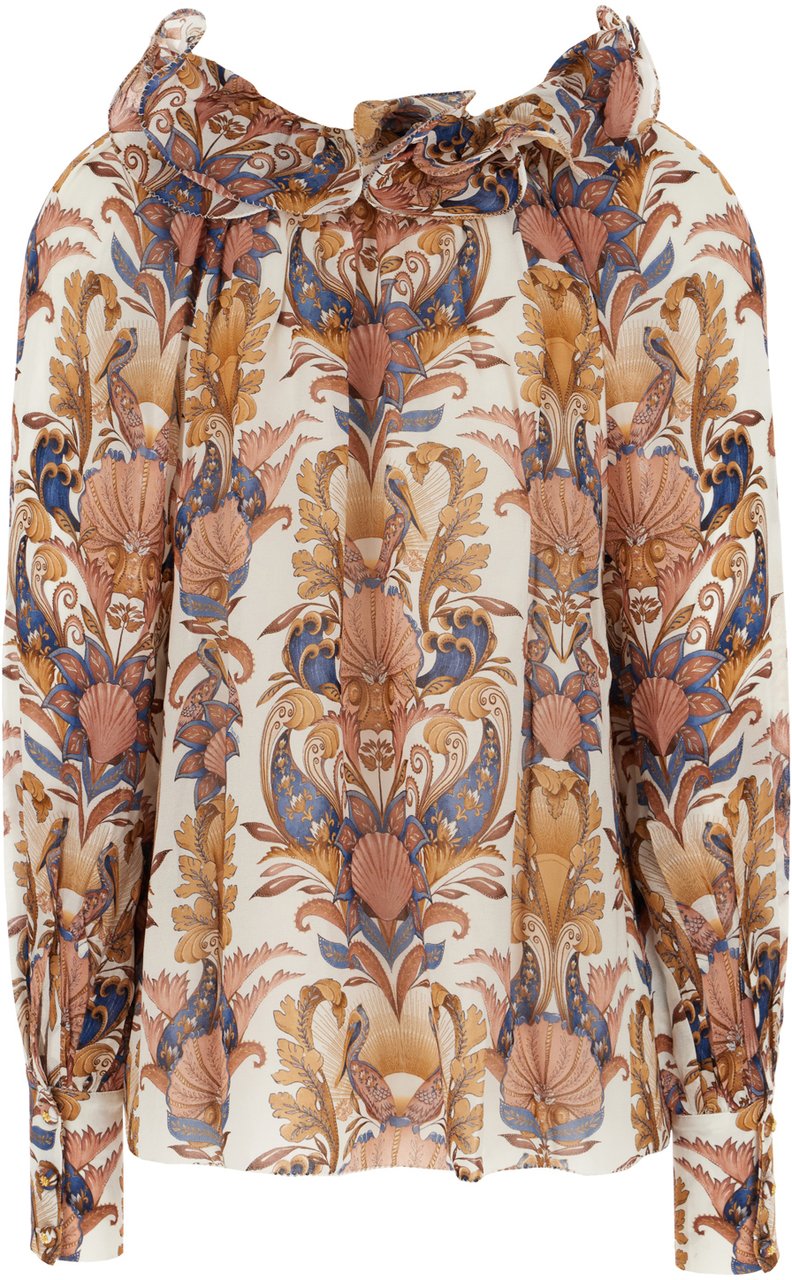 FARM Rio Farm Rio Printed viscose blouse Divers