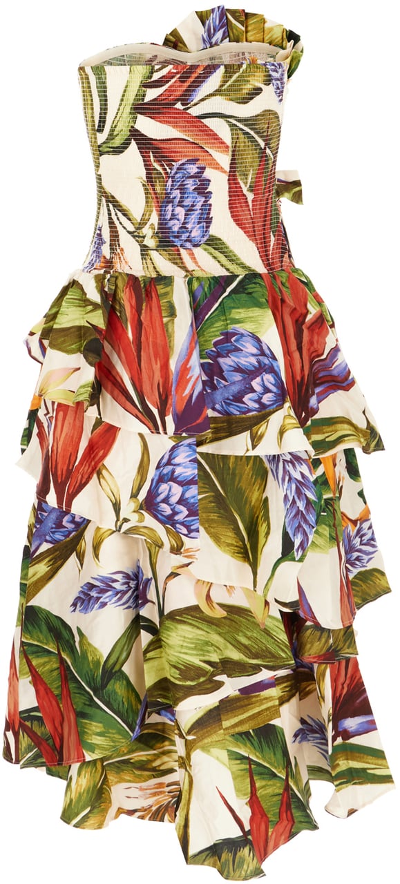 Farm Rio Printed cotton dress Dierenprint