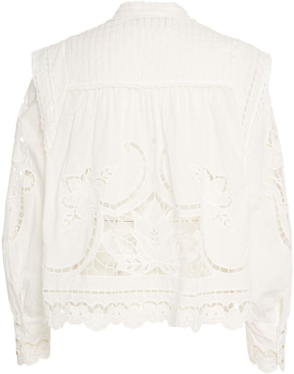 FARM Rio Blouse with eyelet pattern Wit