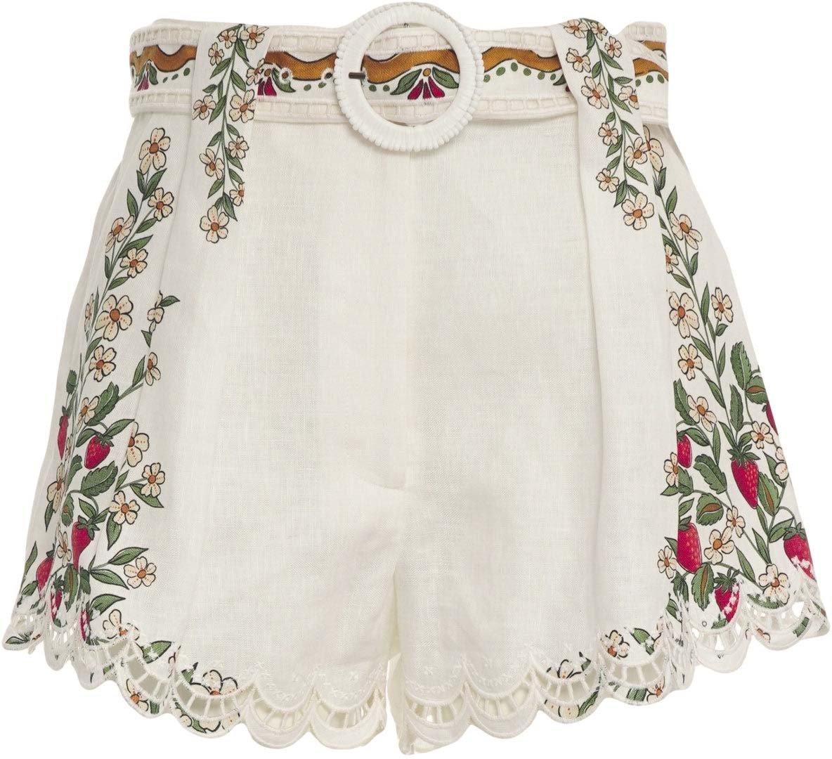 FARM Rio Linen shorts Wit